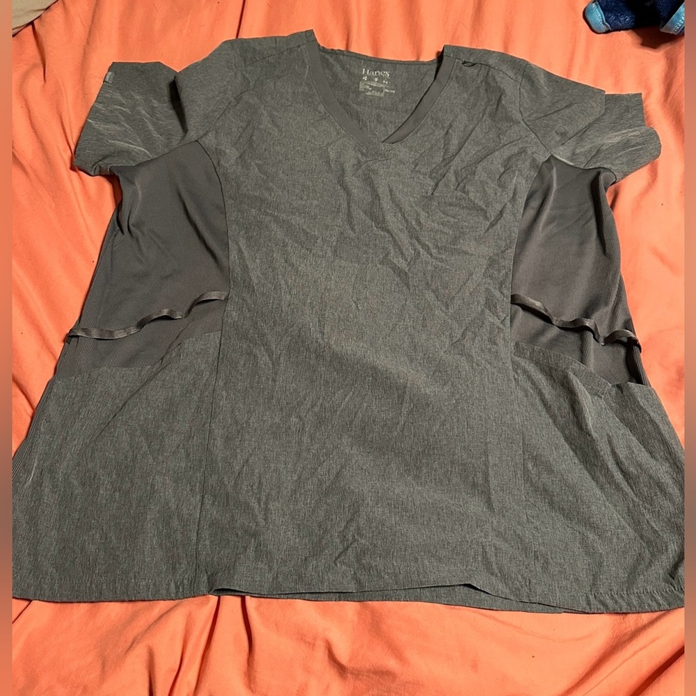 Hanes grey scrub